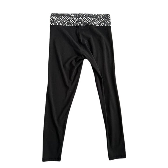 Victoria Secret Victoria Sport Cotton Blend Leggings Black  Medium Short - Picture 5 of 5